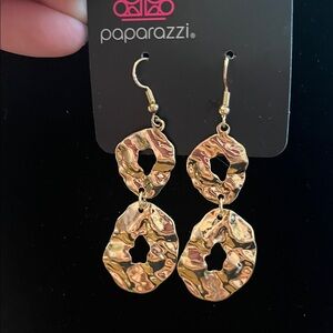 Paparazzi Gold Gallery Gravitas Earrings